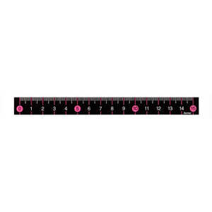 レイメイ藤井 スリムカラー定規 15cm ピンク AJR201P 5個
