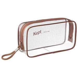 レイメイ Kept ケプト クリアペンポーチ ブラウン KPT902 レイメイ Kept ケプト クリアペンポーチ ブラウン KPT902
