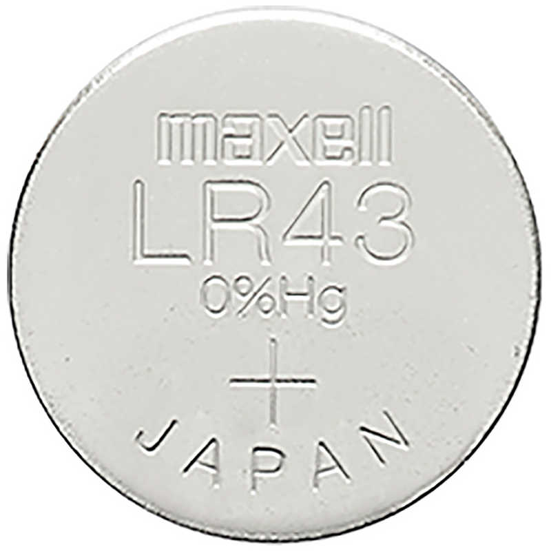 マクセル マクセル アルカリボタン電池 LR43(1個入り) LR431BTBC LR431BTBC