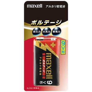 マクセル アルカリ乾電池 VOLTAGE 「ボルテージ」 (9V形) 1本 6LF22‐T‐1B マクセル アルカリ乾電池 VOLTAGE 「ボルテージ」 (9V形) 1本 6LF22‐T‐1B