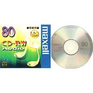 マクセル 音楽用CD-RW 1枚 80Wx1# CDRWA80MQ1TP