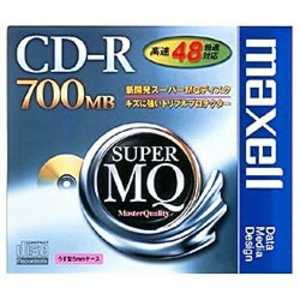 マクセル 48倍速対応 データ用CD-Rメディア(700MB・1枚) CDR700S1P