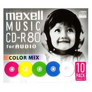 マクセル 音楽用CD-R(80分10枚入り) CDRA80MIX.S1P10S