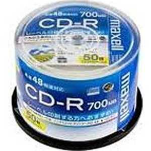 マクセル データ用CD-R(48倍速対応/700MB)50枚スピンドルケース 80R50P48S CDR700SWP50SP