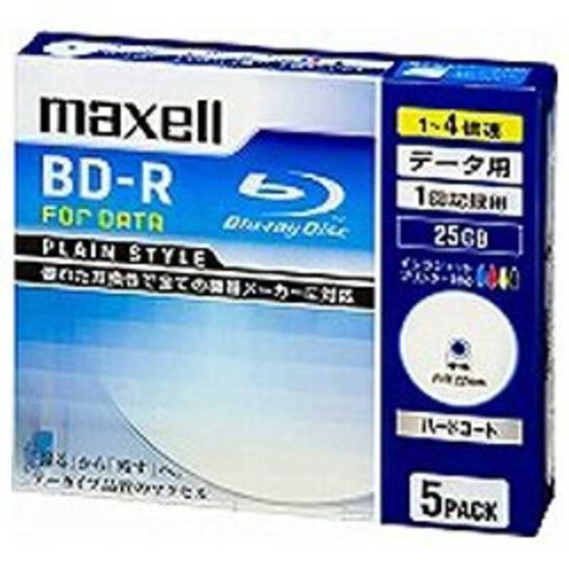 マクセル マクセル データ用BD-R(1-4倍速対応/25GB)5枚パック BR25PPLWPB.5S BR25PPLWPB.5S