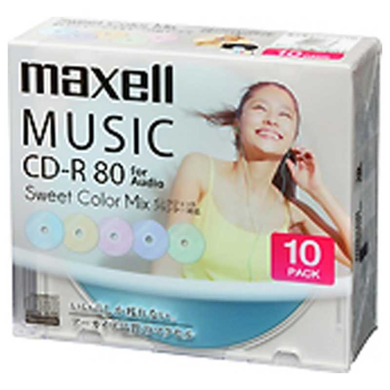 マクセル マクセル 音楽用CD-R 80分 10枚パック CDRA80PSM.10S CDRA80PSM.10S