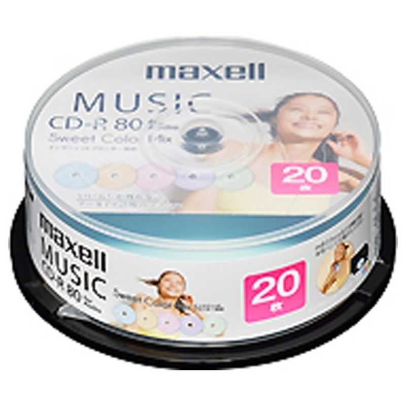 マクセル マクセル 音楽用CD-R 80分 20枚スピンドルケース CDRA80PSM.20SP CDRA80PSM.20SP