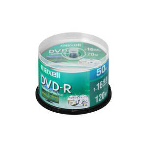マクセル 録画用 DVD-R 1-16倍速 4.7GB 50枚｢インクジェットプリンタ対応｣ DRD120WPE.50SP