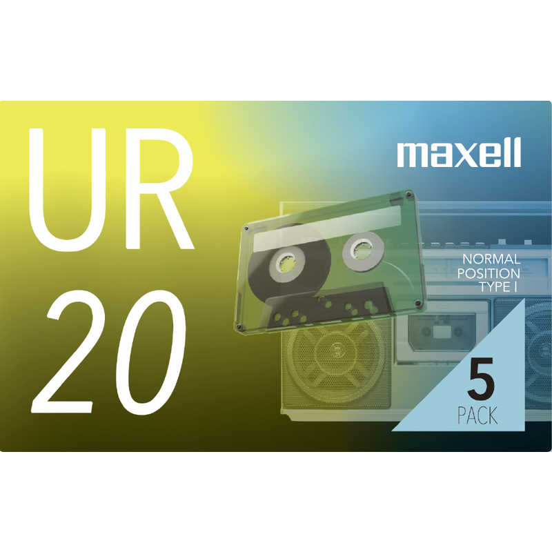マクセル マクセル オーディオカセットテープ20分5巻パック UR-20N5P UR-20N5P
