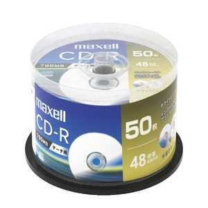 マクセル データ用CD-R 50枚パック ［50枚 /700MB /インクジェットプリンター対応］ CDR700PN.50SP