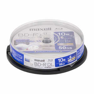 マクセル 録画用ブルーレイディスク BD-RDL 10枚入り maxell ［10枚 / 50GB / インクジェットプリンター対応］ BRV50WPH.10SP