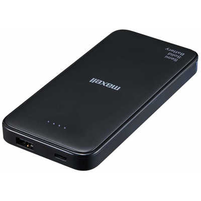 マクセル モバイルバッテリー 半固体電池 10000mAh ブラック