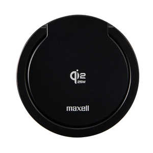 マクセル Qi2.2対応ワイヤレス充電器 WP-PD31-BK WPPD31