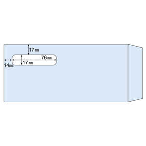 ヒサゴ 窓つき封筒(給与明細書用) MF31T
