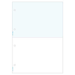 ヒサゴ マルチプリンタ帳票A4ブルー2面4穴 BP2041Z