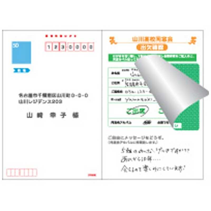 ヒサゴ ヒサゴ 簡易情報保護ラベル はがき2面 (105X148.5mm:2面･25シート:50枚) OP2406 OP2406
