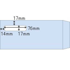 ヒサゴ 窓つき封筒(給与明細用) MF31