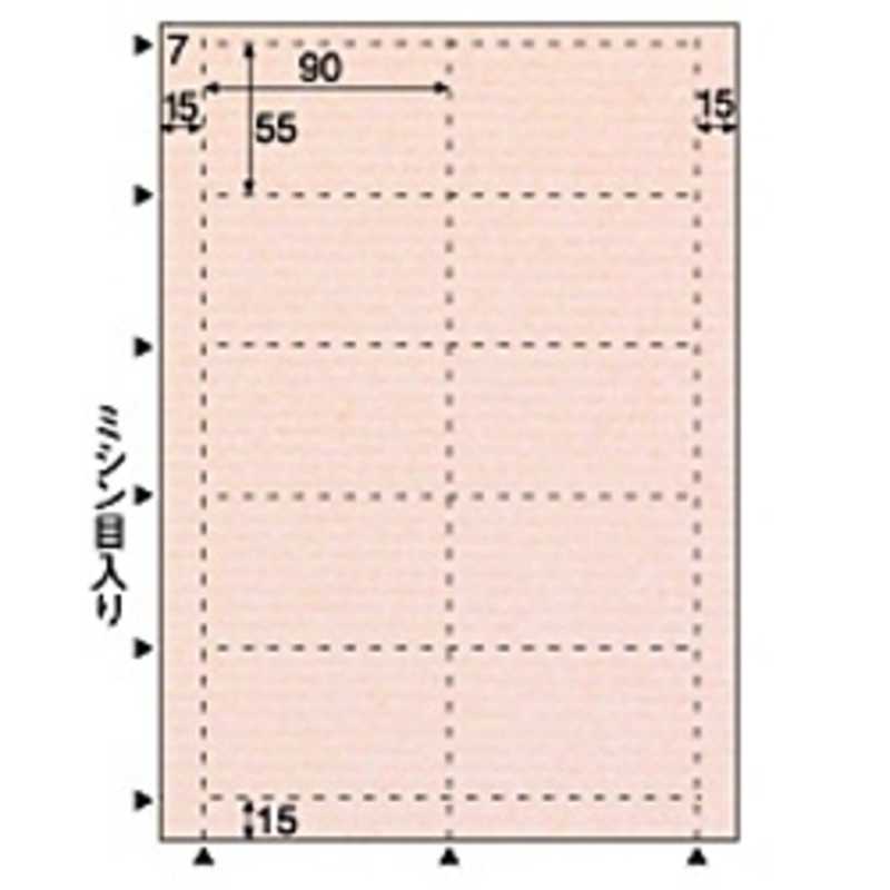 ヒサゴ ヒサゴ 〔各種プリンタ〕 クラッポドロップ 100枚(A4サイズ 10面×10シート･ピーチ) QP001S QP001S
