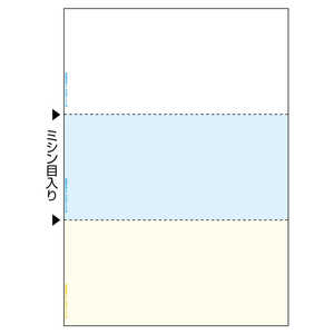 ヒサゴ 〔各種プリンタ〕FSC（R）認証 マルチプリンタ帳票 カラー 0.08mm [A4 /1200枚 /3面] FSC2079Z