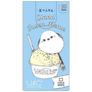 ヒサゴ 立つふせん2 アイス屋のシマエナガ/フリースペース UTN334 ヒサゴ 立つふせん2 アイス屋のシマエナガ/フリースペース UTN334