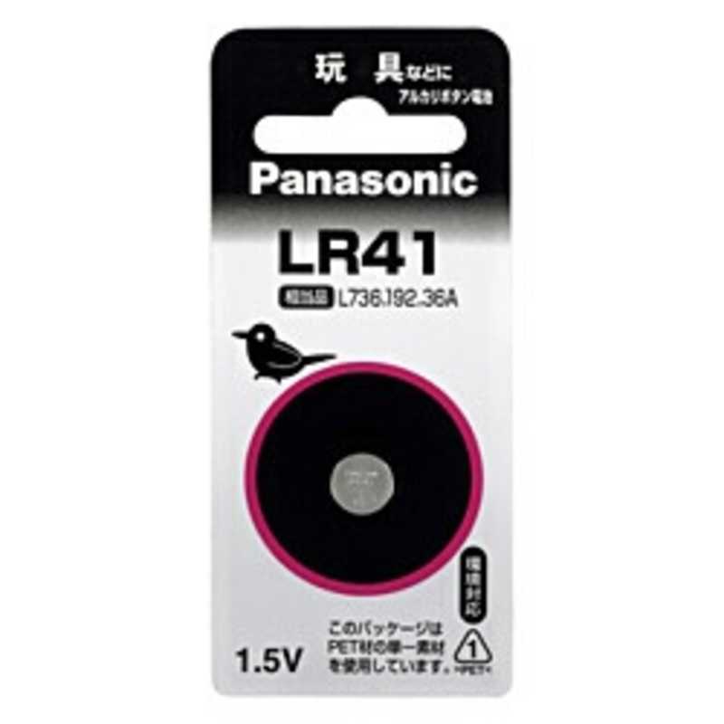 パナソニック　Panasonic パナソニック　Panasonic アルカリボタン電池 ｢LR41P｣ LR41P LR41P