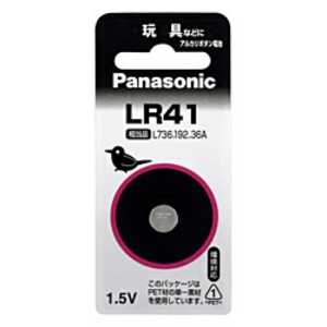 パナソニック Panasonic アルカリボタン電池 「LR41P」