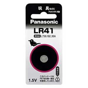 パナソニック Panasonic アルカリボタン電池 「LR41P」 パナソニック Panasonic アルカリボタン電池 「LR41P」