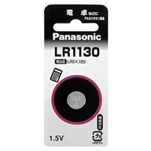 パナソニック Panasonic アルカリボタン電池 「LR1130P」 x1LR1130