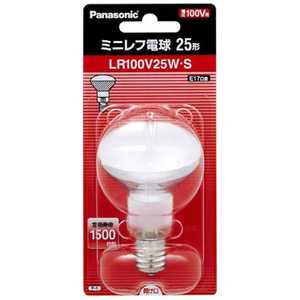 パナソニック Panasonic 電球 ミニレフ電球 ホワイト[E17/1個/レフランプ形] LR100V25WS