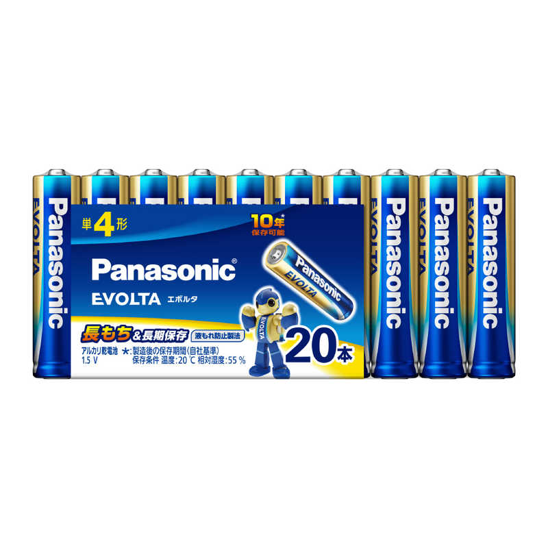 パナソニック　Panasonic パナソニック　Panasonic 単4乾電池 EVOLTA(エボルタ) [アルカリ/20本] LR03EJ/20SW LR03EJ/20SW