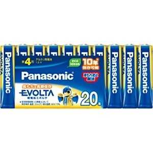 パナソニック Panasonic 「単4形乾電池」アルカリ乾電池×20本 「エボルタ」 LR03EJ/20SW