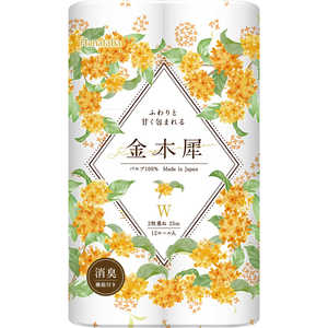丸富製紙 Hanataba金木犀12ロールダブル 丸富製紙 Hanataba金木犀12ロールダブル