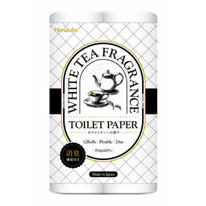 丸富製紙 HANATABA ホワイトティー 12ロール ダブル HANATABAホワイトティー12RW