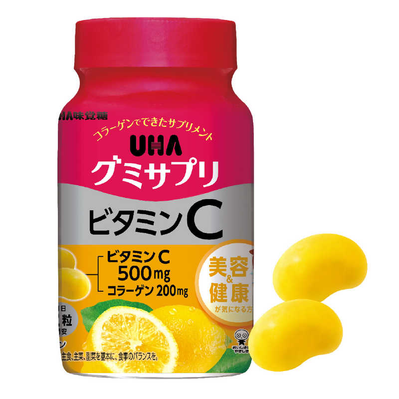 UHA味覚糖 UHA味覚糖 グミサプリ ビタミンC 30日分(60粒)  