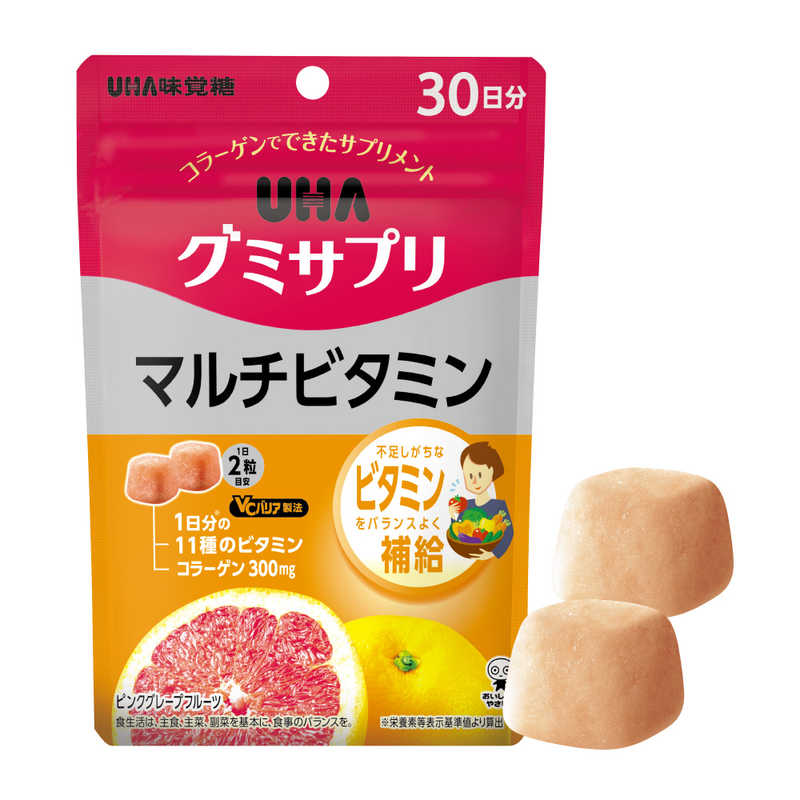 UHA味覚糖 UHA味覚糖 グミサプリ マルチビタミン 30日分  