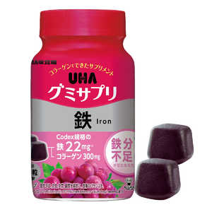 UHA味覚糖 グミサプリ 鉄 30日ボトル 200g UHA味覚糖 グミサプリ 鉄 30日ボトル 200g
