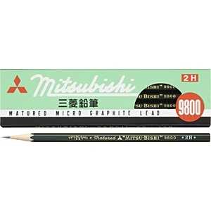 三菱えんぴつ ｢鉛筆｣事務用鉛筆 9800(入数:1ダース､硬度:2H) K98002H