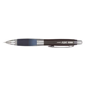 三菱えんぴつ シャープペン 0.5mm α-GEL(アルファゲル)ややかため ブラック M5618GG1P24