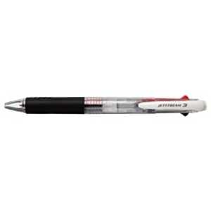 三菱えんぴつ [ボールペン] ジェットストリーム 3色ボールペン 透明 (ボール径:0.7mm) SXE3400071P.T