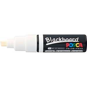 三菱えんぴつ [サインペン] ブラックボードポスカ 太字角芯 白 PCE2508K1P