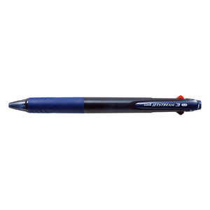 三菱えんぴつ ジェットストリーム 3色ボールペン 透明ネイビー(ボール径:0.7mm) SXE340007T.9