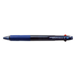三菱えんぴつ ジェットストリーム 3色ボールペン 透明ネイビー(ボール径:0.5mm) SXE340005T.9
