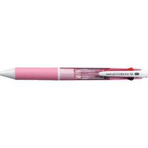 三菱えんぴつ ジェットストリーム 4色ボールペン ピンク(ボール径:0.7mm､インク色:黒･赤･青･緑) SXE450007.13