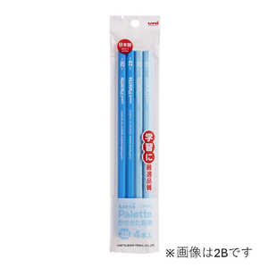 三菱えんぴつ 鉛筆 uni Palette(ユニパレット) 4Pパック 青 B K6730PLTB4 三菱えんぴつ 鉛筆 uni Palette(ユニパレット) 4Pパック 青 B K6730PLTB4