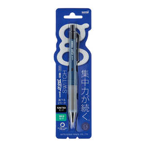 三菱えんぴつ シャープペン 0.5mm(スイッチ機構搭載モデル) ユニ アルファゲル(uni α・gel) ネイビー M51009GG1P9 三菱えんぴつ シャープペン 0.5mm(スイッチ機構搭載モデル) ユニ アルファゲル(uni α・gel) ネイビー M51009GG1P9