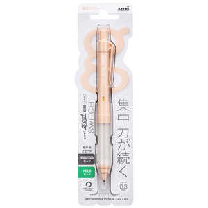 三菱えんぴつ (限定)シャープペン 0.3mm uni α・gel SWITCH(ユニ アルファゲルスイッチ) ペールオレンジ M31009GG1PPO 三菱えんぴつ (限定)シャープペン 0.3mm uni α・gel SWITCH(ユニ アルファゲルスイッチ) ペールオレンジ M31009GG1PPO