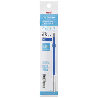 ちま 三菱えんぴつ ジェットストリーム単色替芯 0.5mm 青 (Lite touch ink