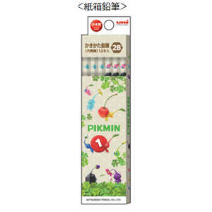 三菱えんぴつ ピクミン 鉛筆 2B 6角 (12本入り) K56522B 三菱えんぴつ ピクミン 鉛筆 2B 6角 (12本入り) K56522B