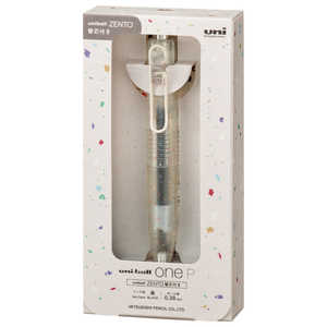 三菱えんぴつ ボールペン［0.38mm］uniball one P(ユニボールワンP)いろがみ ゼント替芯付 UMNSPT38GIRKT