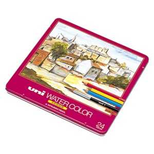 三菱えんぴつ ｢水彩色鉛筆｣ユニ ウォーターカラー(24色) UWC24C